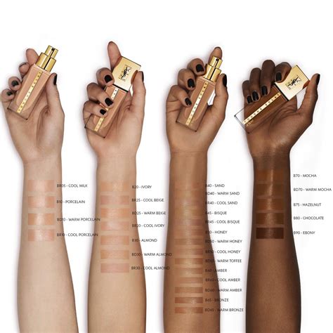 touche eclat ysl fond de teint|ysl touche eclat foundation shades.